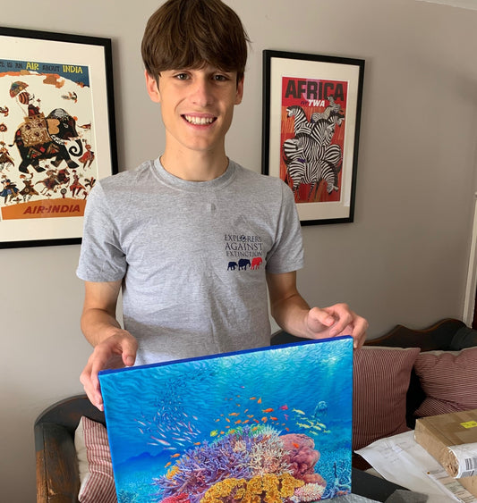 Explorers Against Extinction Small Logo Tshirt