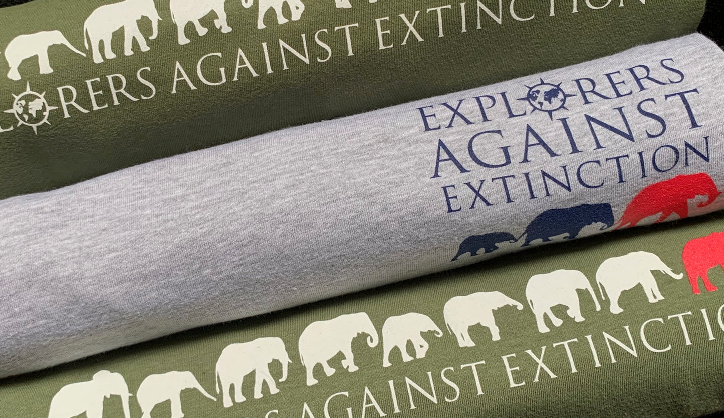 Explorers Against Extinction Small Logo Tshirt
